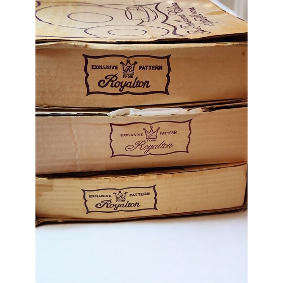 Lot of 6 Royalton Island Gold Soup Plates – Vintage Japan – 3 Boxed Sets - Picture 9 of 9